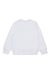 White Cotton sweatshirt with logo