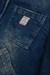 Dark Blue Denim jacket with fur collar