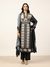 Black & Beige Mashrudhari K Suit Set