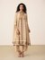 Beige & Brown Mashrudhari K Suit Set