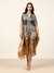 Beige & Indigo Valerie K Dress