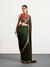 Khaki Multi Kulah Saree