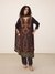 Black & Multi Kalamjama K Suit Set