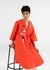 Orange Shirt Dress