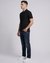 Cotton Blend Relaxed Fit Blue Denim with Stretch