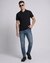 Cotton Tencel Relaxed Fit Blue Denim with Stretch