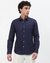 Cotton Linen Tailored Fit Solid Shirt