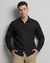 Cotton Linen Relaxed Fit Solid Grey Shacket
