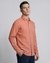 Linen Tailored Fit Solid Orange Shirt