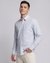 Cotton Stretch Tailored Fit Yarn Dyed Blue Shirt