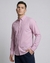 Cotton Tencel Linen Tailored Fit Solid Pink Shirt