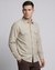 Linen Relaxed Fit Solid Beige Shacket