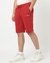 Cotton Regular Fit Solid Knit Rust Shorts