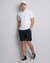 Linen Regular Fit Solid Navy Shorts