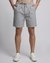 Viscose Blend Regular Fit Solid Grey Shorts