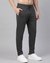 Cotton Blend Regular Fit Solid Track Pant with Grey Stretch
