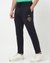 Cotton Blend Regular Fit Solid Track Pant with Stretch