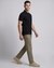 Linen Regular Fit Solid Green Trouser