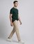 Cotton Stretch Regular Fit Solid Off-White Trouser