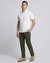 Cotton Stretch Regular Fit Solid Overdye Green Trouser