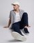 Cotton Stretch Regular Fit Solid Overdye Navy Trouser