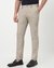 Viscose Linen Blend Regular Fit Solid  Brown Trouser