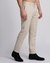 Viscose Linen Blend Regular Fit Solid Beige Trouser