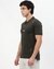Cotton Stretch Slim Fit All Over Print Green Polo Tshirt