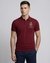 Cotton Mercerized Slim Fit Crew Neck Embroidered Red Tshirt