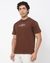 Cotton Relaxed Fit Solid Crew Neck Tshirt