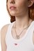 Silver Stainless Steel Pendant Necklace