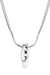 Silver Stainless Steel Pendant Necklace