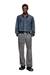 Blue Shirt in fluid Prince of Wales denim