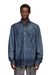 Blue Shirt in fluid Prince of Wales denim