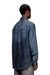 Blue Shirt in fluid Prince of Wales denim
