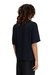 Black Linen-blend shirt with short sleeves