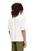 Light Grey Linen-blend shirt with short sleeves