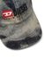 Grey Baseball cap with all-over camo print