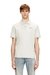 Light Grey Regular Fit Short-sleeve polo with logo detail