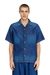 Mid Blue Denim short-sleeve shirt