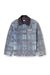 Blue Jacket in graphic bouclé denim
