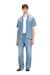 Light Blue Shirt in fluid denim with logo print