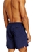 Blue Swim shorts with oversized logo print
