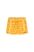 Yellow Swim shorts with all-over logo print