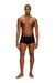 Black Three-pack stretch-cotton boxers with cut logo