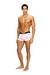 Black & White 3-pack of stretch cotton boxers with all-over print