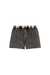 Grey Long cotton boxers with pinstripe denim effect
