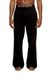 Black Logo-waistband lounge pants in cotton terry