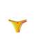 Orange Regular Fit Color-Block Bikini Bottoms