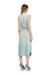 Blue Midi Dress In Fluid Dirt-Effect Denim